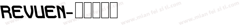 REVUEN字体转换