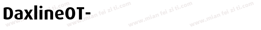 DaxlineOT字体转换