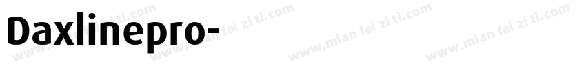 Daxlinepro字体转换