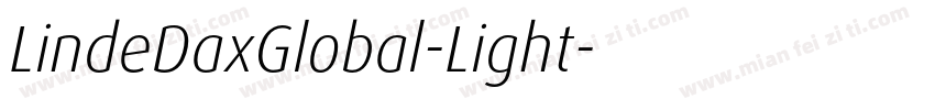 LindeDaxGlobal-Light字体转换