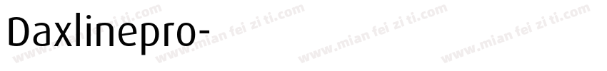 Daxlinepro字体转换
