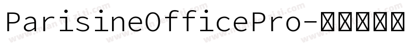 ParisineOfficePro字体转换