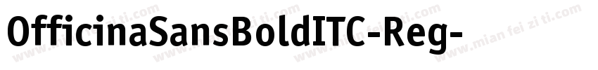 OfficinaSansBoldITC-Reg字体转换
