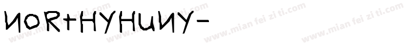 Northyhuny字体转换
