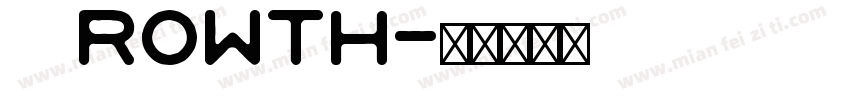 Growth字体转换