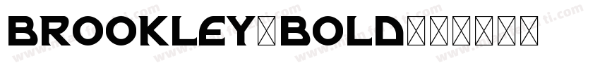 Brookley-bold字体转换