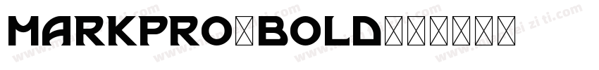 MARKPRO-BOLD字体转换
