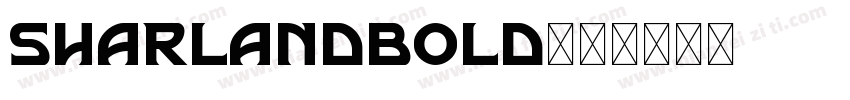 SHARLANDBOLD字体转换
