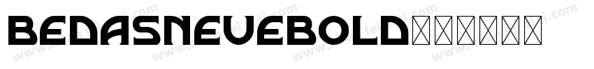 bedasneuebold字体转换