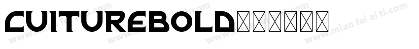 cuiturebold字体转换