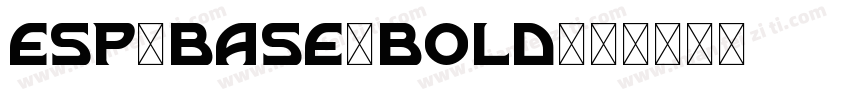 esp-base-bold字体转换