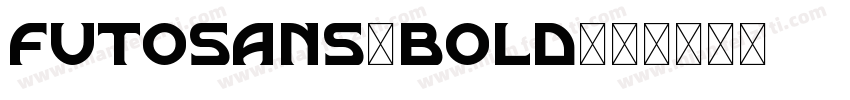 futosans-bold字体转换