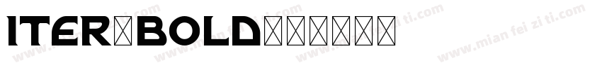 iter-bold字体转换