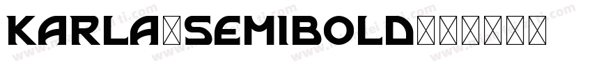 karla-semibold字体转换