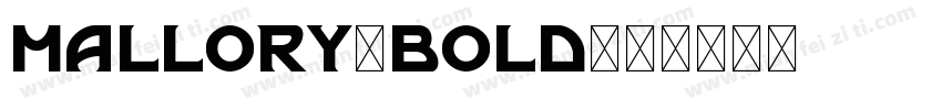 mallory-bold字体转换