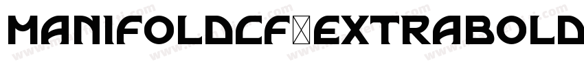 manifoldcf-extrabold字体转换