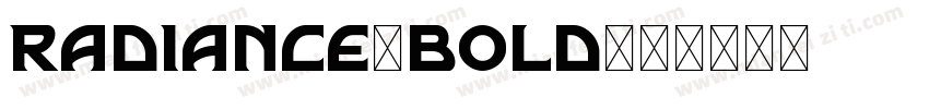 radiance-bold字体转换