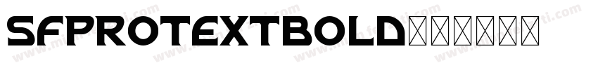 sfprotextbold字体转换