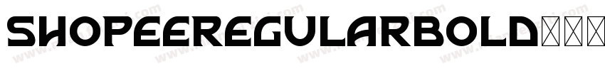 shopeeregularbold字体转换