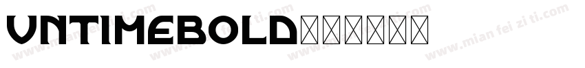vntimebold字体转换