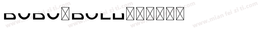 BUBU-BOLD字体转换