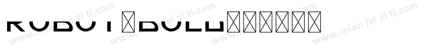 Robot-bold字体转换