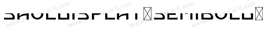 SAOLDISPLAY-SEMIBOLD字体转换