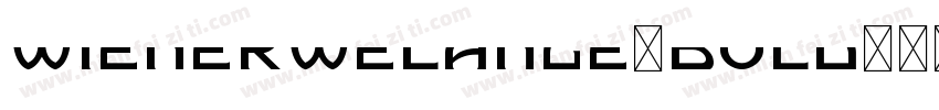 Wienerwelange-bold字体转换