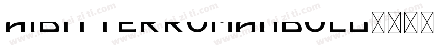 aibitterromanbold字体转换