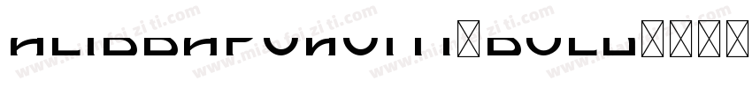 alibbapuhuiti-bold字体转换