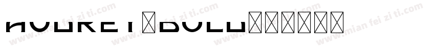 audrey-bold字体转换