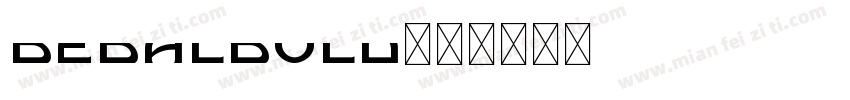 bebalbold字体转换