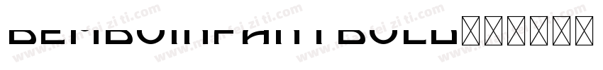 bemboinfantbold字体转换