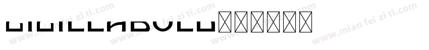 gigillabold字体转换