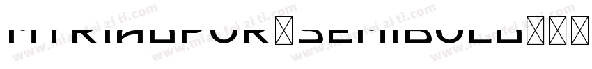 myriadpor-semibold字体转换