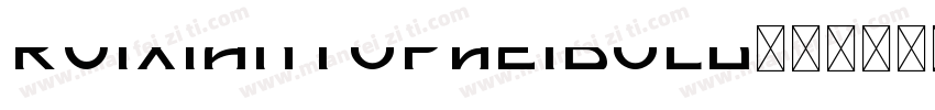 ruixiantopheibold字体转换