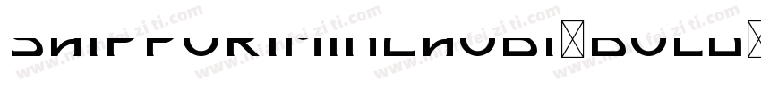 shipporiminchob1-bold字体转换