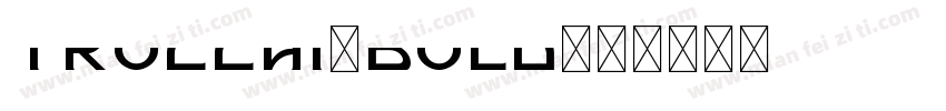 trocchi-bold字体转换