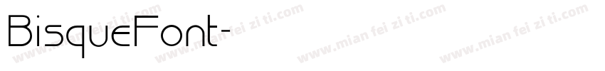 BisqueFont字体转换