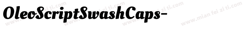 OleoScriptSwashCaps字体转换