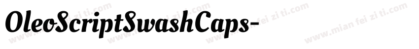OleoScriptSwashCaps字体转换