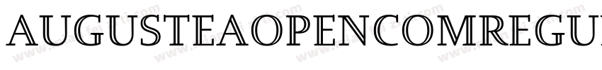 AugusteaOpenComRegular字体转换
