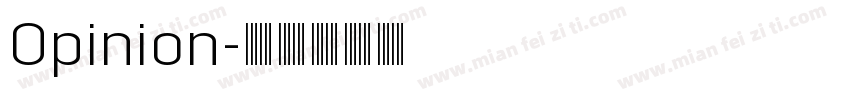 Opinion字体转换