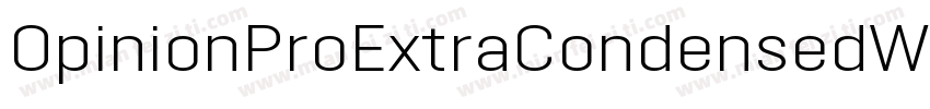 OpinionProExtraCondensedW05字体转换