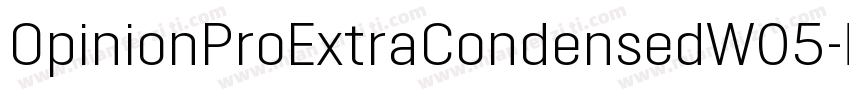 OpinionProExtraCondensedW05字体转换