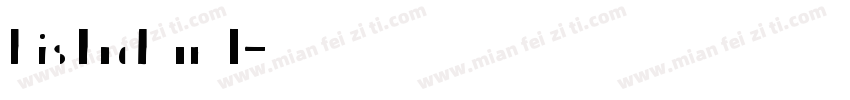 BistroHand字体转换