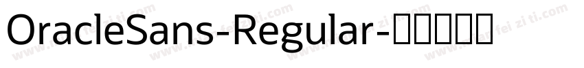 OracleSans-Regular字体转换