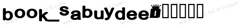 Book_SabuyDee字体转换