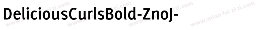 DeliciousCurlsBold-Zn0J字体转换