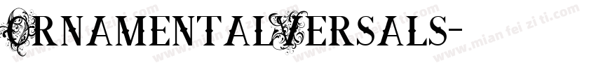 OrnamentalVersals字体转换